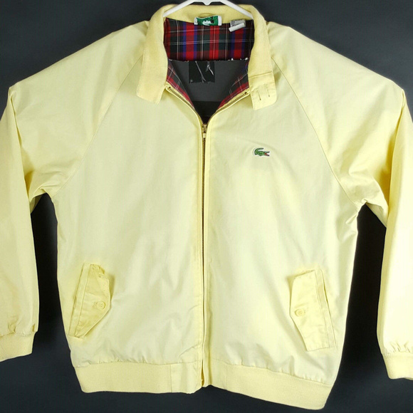 yellow golf jacket